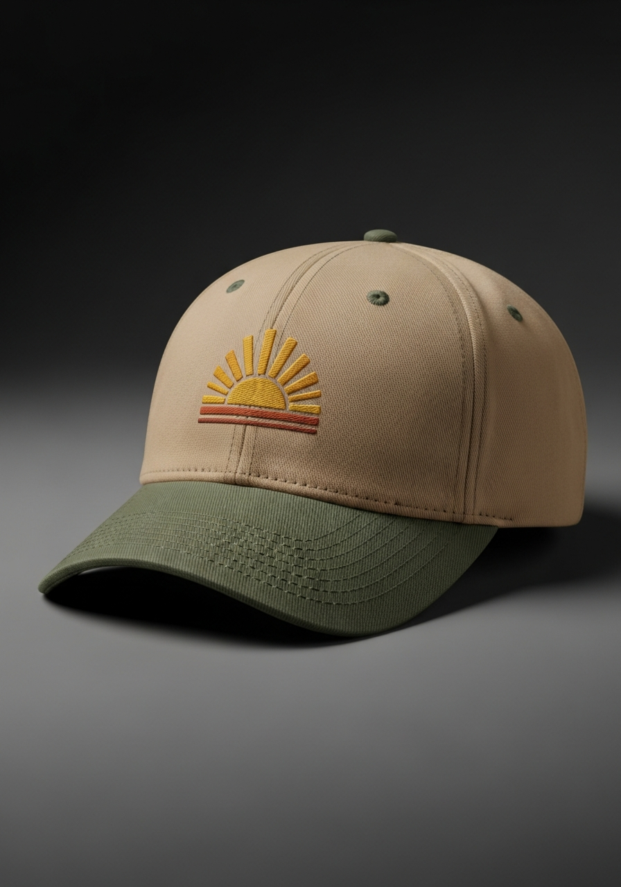 Sunrise hat mockup